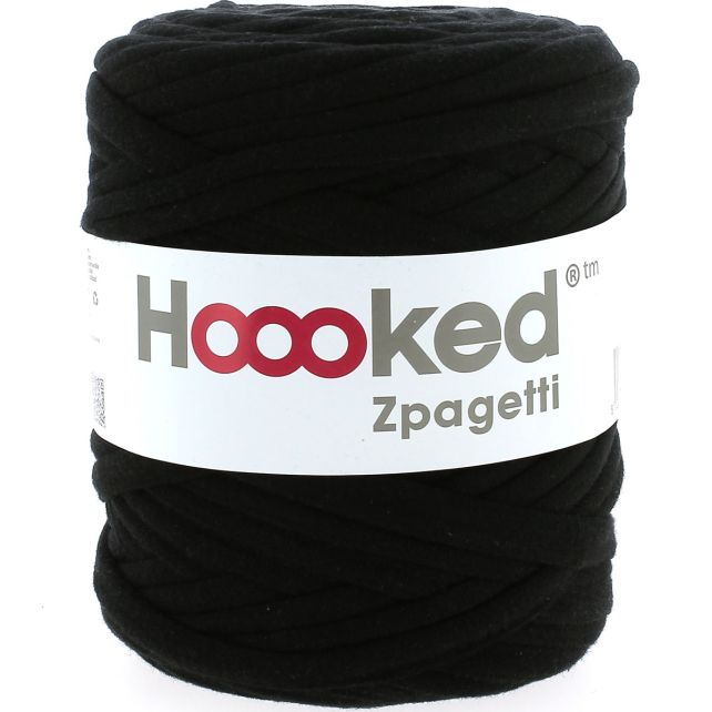 Zpagetti Cotton Yarn Black Opaque