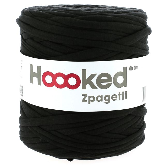 Zpagetti Cotton Yarn Fadded Black