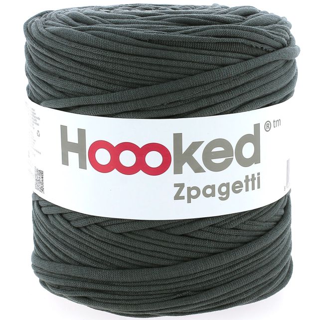 Zpagetti Cotton Yarn Anthracite Greenish