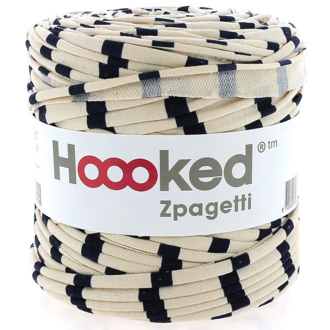 Zpagetti Cotton Yarn Stripes Blue