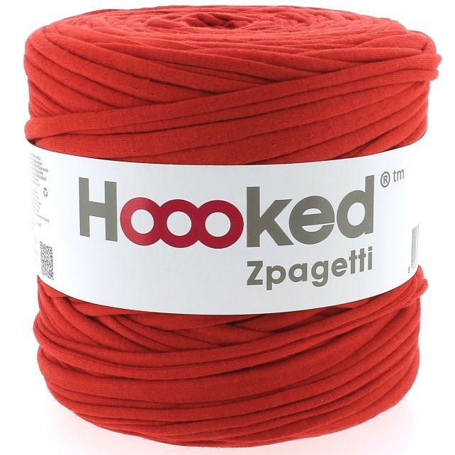 Zpagetti Cotton Yarn Fluffy Red