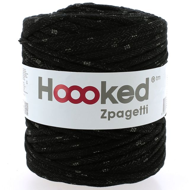 Zpagetti Cotton Yarn Black Tickles