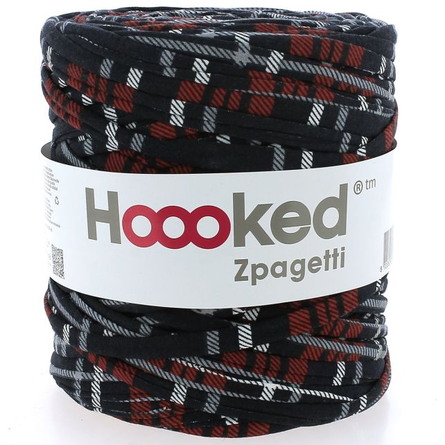 Zpagetti Cotton Yarn Xadrez Red and Blue