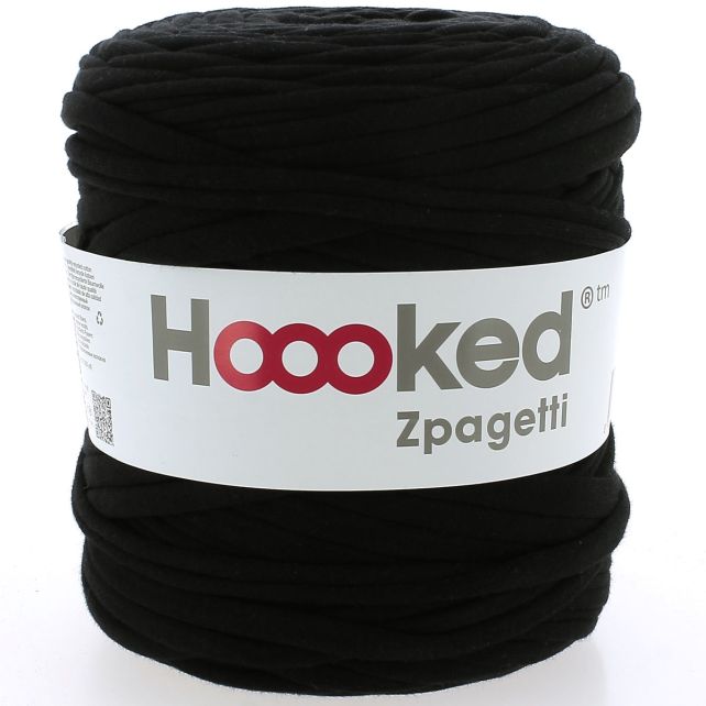 Zpagetti Cotton Yarn Black Asbo