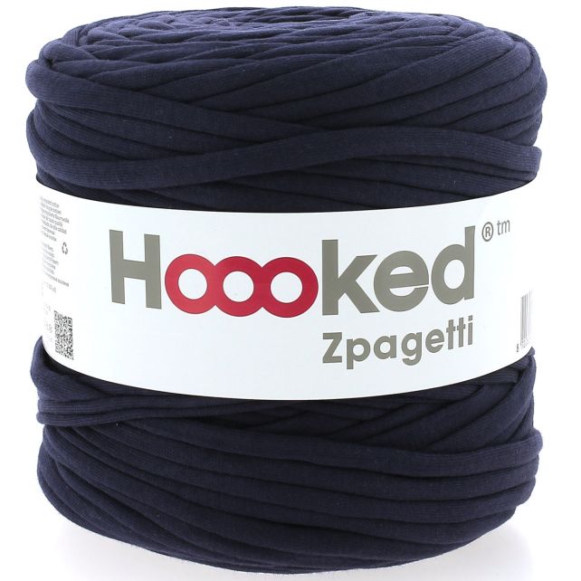Zpagetti Cotton Yarn Navy Noodle