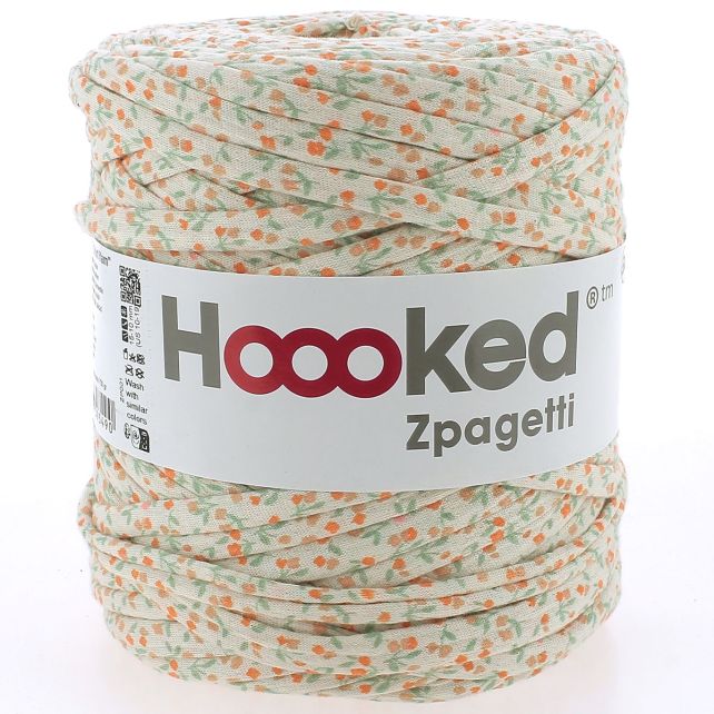 Zpagetti Cotton Yarn Baby Orange Flower