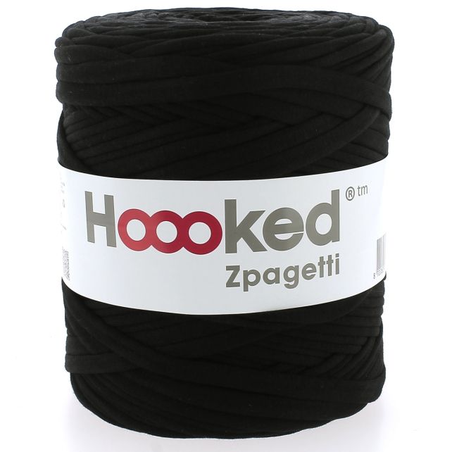 Zpagetti Cotton Yarn Black Hank