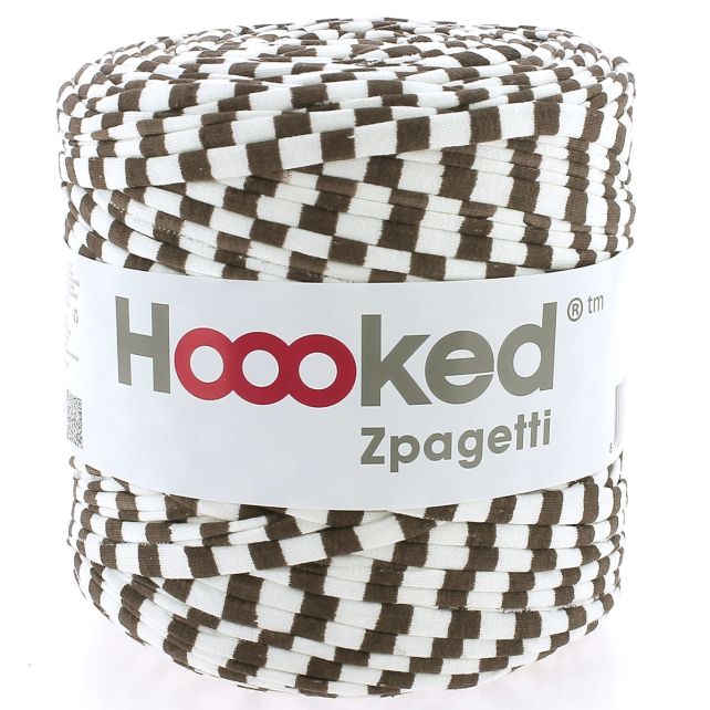 Zpagetti Cotton Yarn Brown Stripes