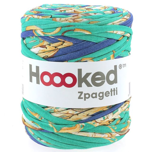 Zpagetti Cotton Yarn Emerald Necklace