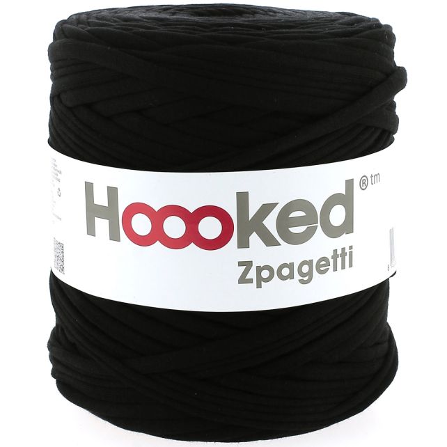 Zpagetti Cotton Yarn Black Duster