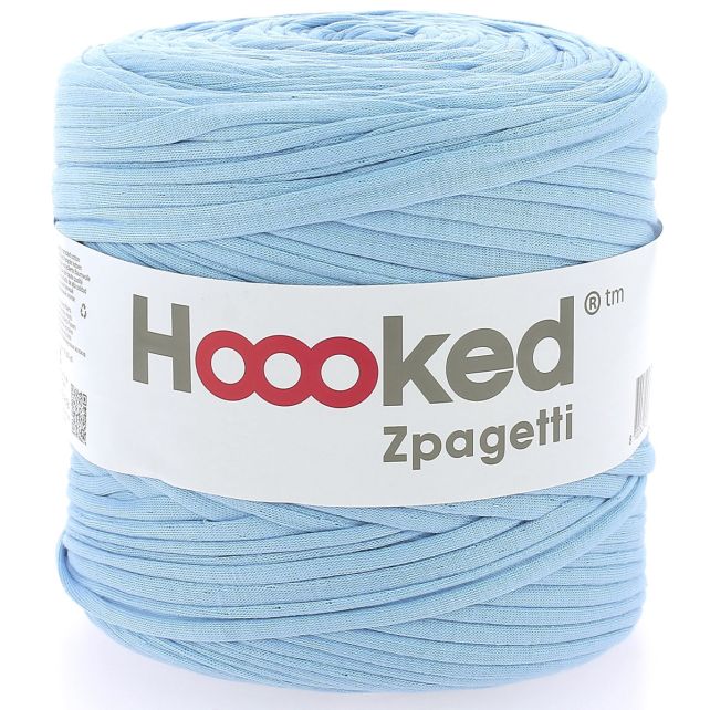 Zpagetti Cotton Yarn Blue Pilow