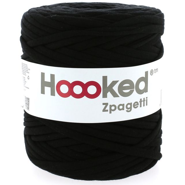 Zpagetti Cotton Yarn Black Deluxo