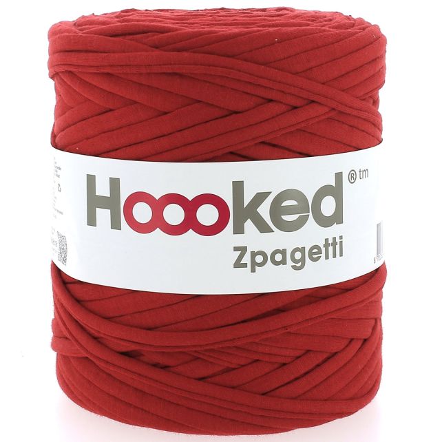Zpagetti Cotton Yarn Red Scarf