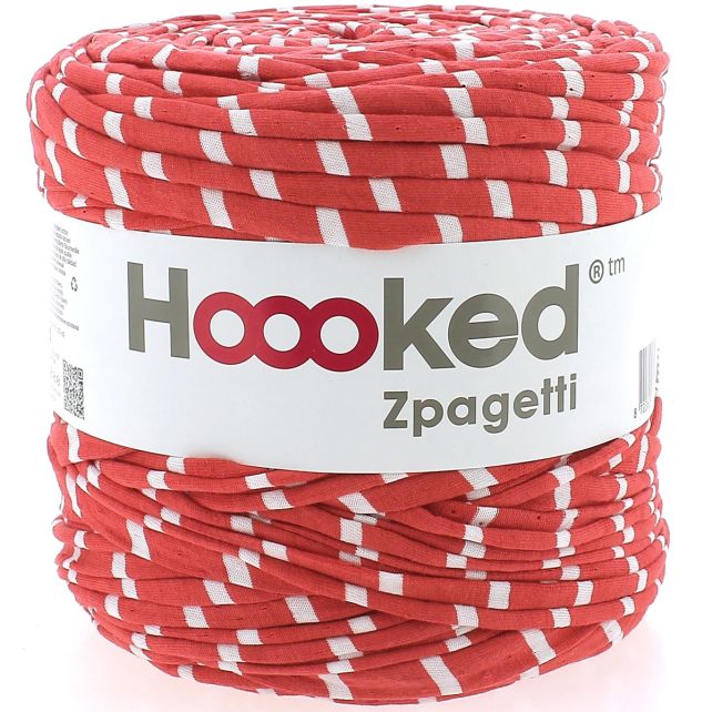 Zpagetti Cotton Yarn Coral Striped