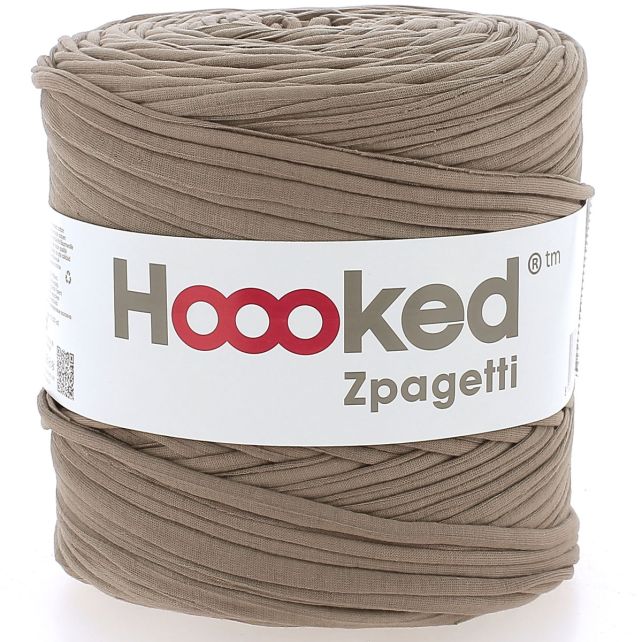 Zpagetti Cotton Yarn Taupe Construction