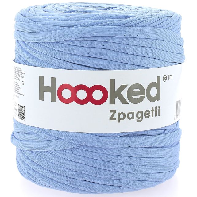 Zpagetti Cotton Yarn Blue Towel