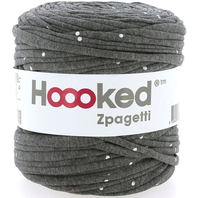 Zpagetti Cotton Yarn Dots Grey