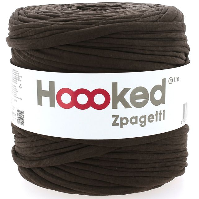 Zpagetti Cotton Yarn Brown Top