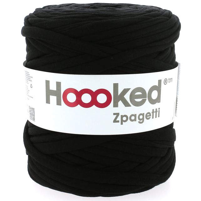 Zpagetti Cotton Yarn Black Mule