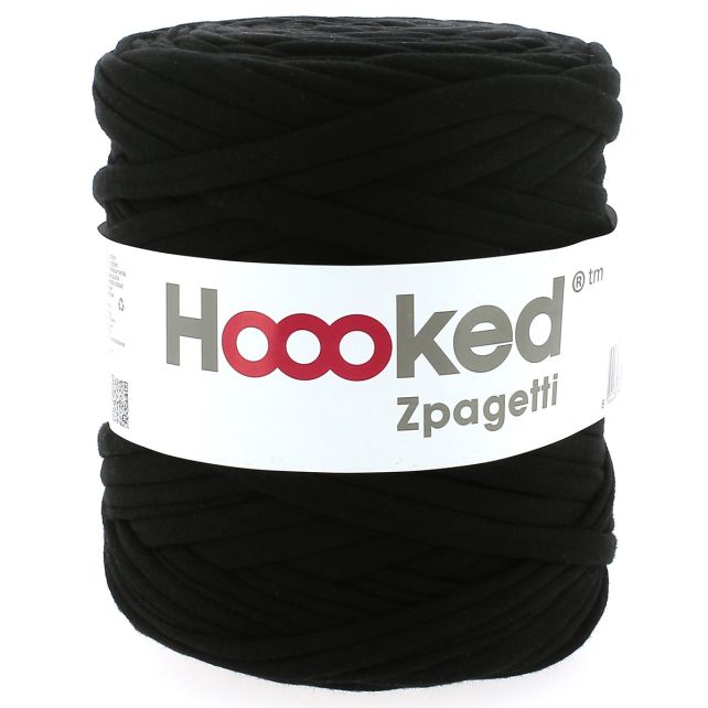 Zpagetti Cotton Yarn Black de Santa
