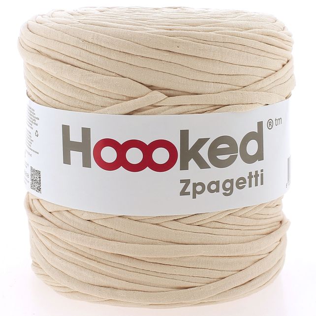 Zpagetti Cotton Yarn Beige Bag