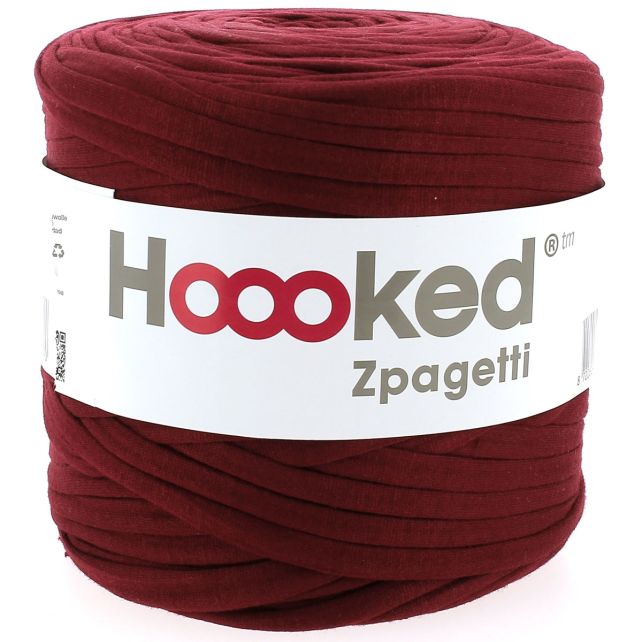 Zpagetti Cotton Yarn Bordeaux Glitter