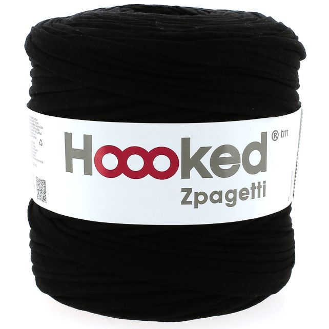 Zpagetti Cotton Yarn Black Fashion