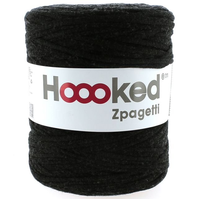 Zpagetti Cotton Yarn Fluffy Black