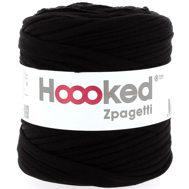 Zpagetti Cotton Yarn Black Tank