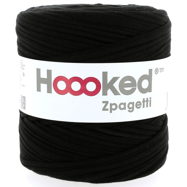 Zpagetti Cotton Yarn Black Knit