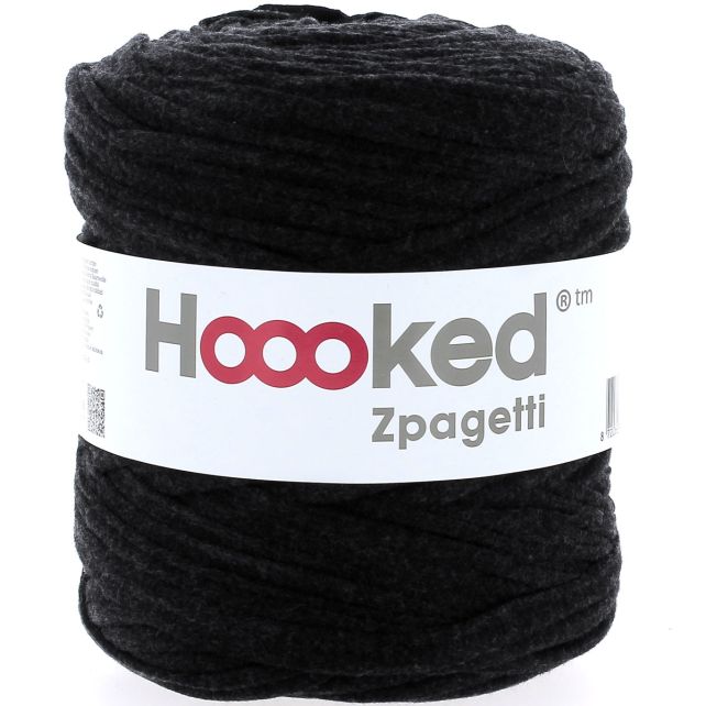 Zpagetti Cotton Yarn Fluffy Black
