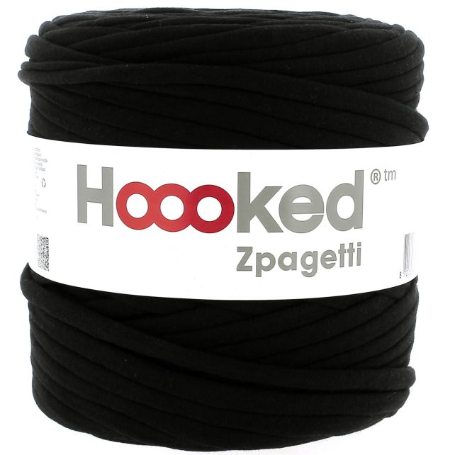 Zpagetti Cotton Yarn Black Vinyl