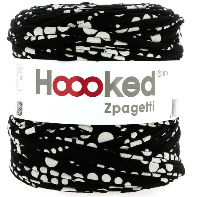 Zpagetti Cotton Yarn Black and White Balls