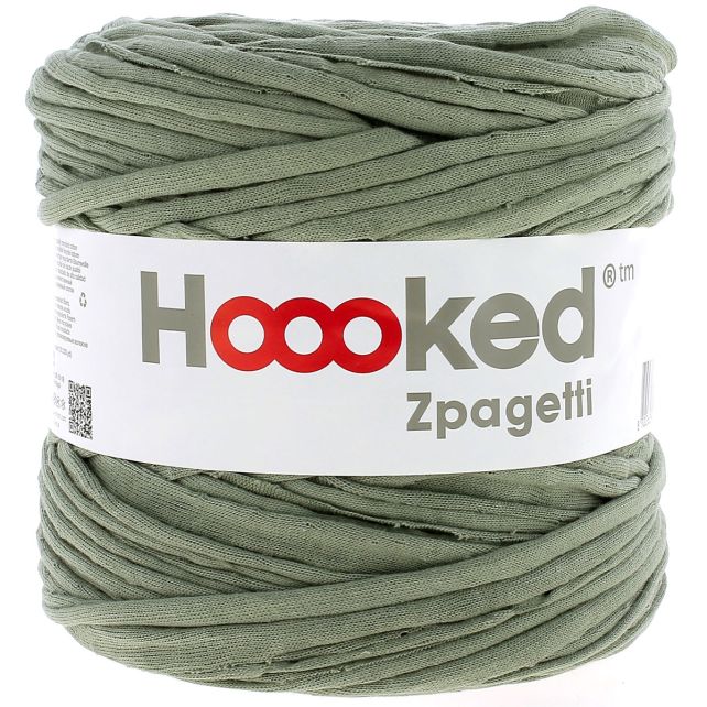 Zpagetti Cotton Yarn Olive Clear