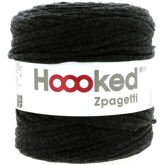Zpagetti Cotton Yarn Fluffy Black