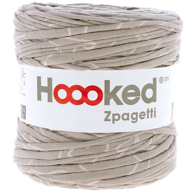 Zpagetti Cotton Yarn Taupe Waves