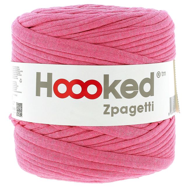 Zpagetti Cotton Yarn Hot Pink Woven Bag