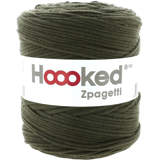 Zpagetti Cotton Yarn Olive Blanket