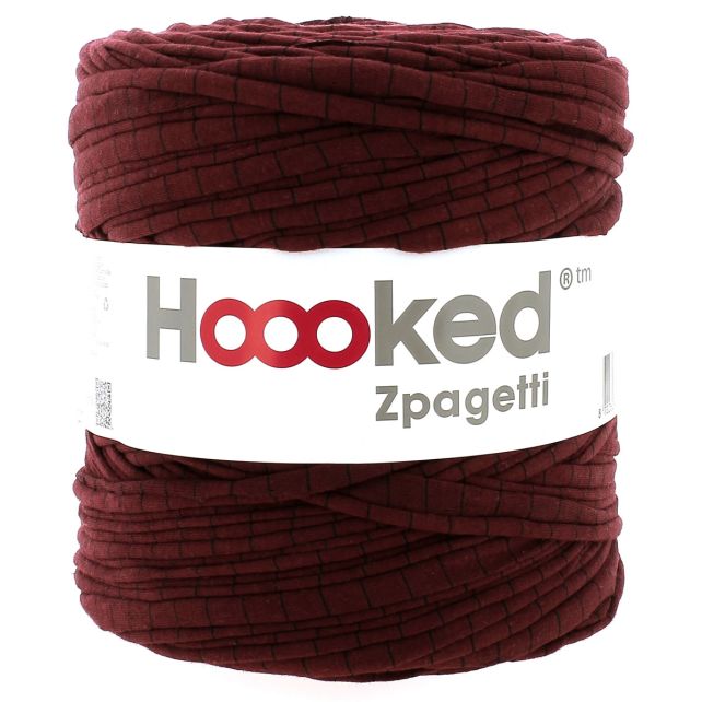 Zpagetti Cotton Yarn Bordeaux Stripes