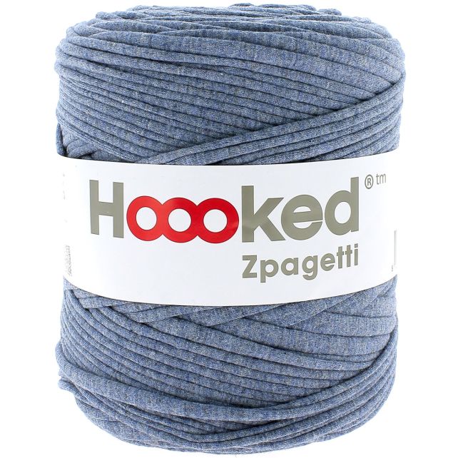 Zpagetti Cotton Yarn Blue Crochet