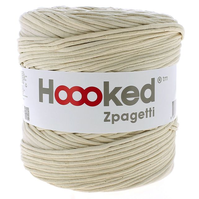 Zpagetti Cotton Yarn Beige Shoe