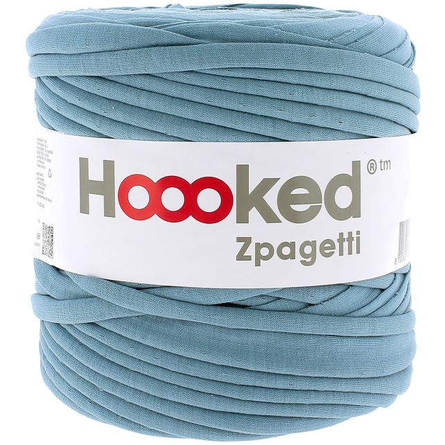 Zpagetti Cotton Yarn Mid Blue Flowers