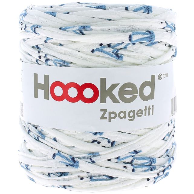 Zpagetti Cotton Yarn Blue Drawings