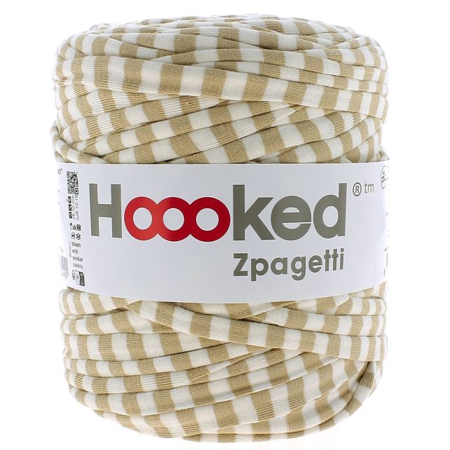 Zpagetti Cotton Yarn Cappuccino Stripes