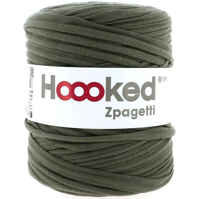 Zpagetti Cotton Yarn Olive Cushion
