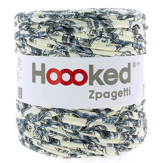 Zpagetti Cotton Yarn Blue Leaves