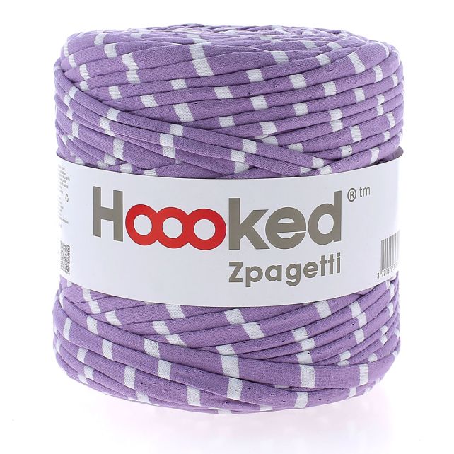 Zpagetti Cotton Yarn Stripes Purple 