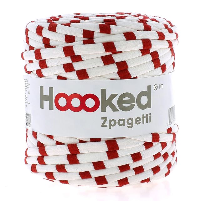 Zpagetti Cotton Yarn Red &White 