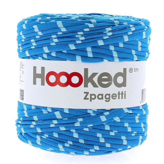 Zpagetti Cotton Yarn Zebra Turquoise 