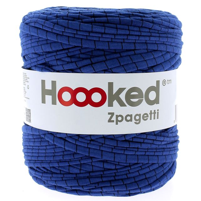 Zpagetti Cotton Yarn Stripes Mid Blue